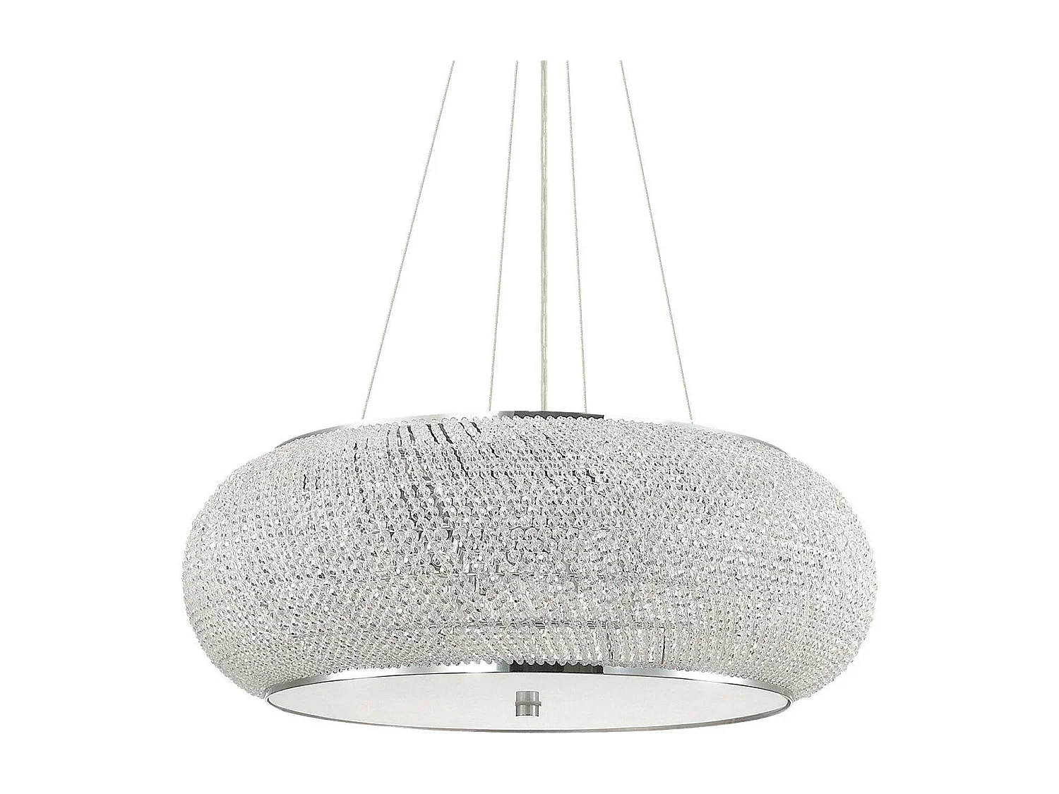 Ideal Lux Pasha' - Lampada a sospensione a 14 luci cromata