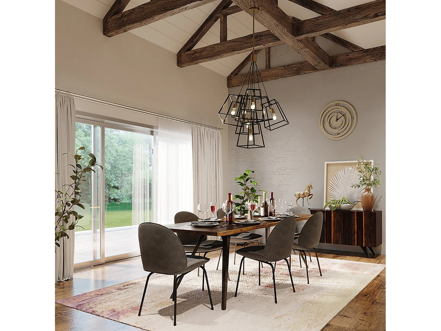 Elstead Fulton - 7 Leichter Kronleuchter Bronze Finish, E27