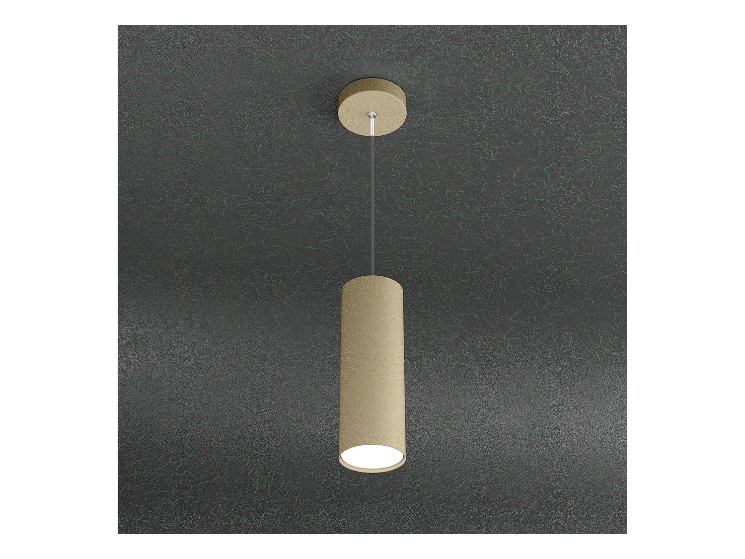 Sospensione Moderna Cloud Metallo Sabbia 1 Luce Gx53 25Cm