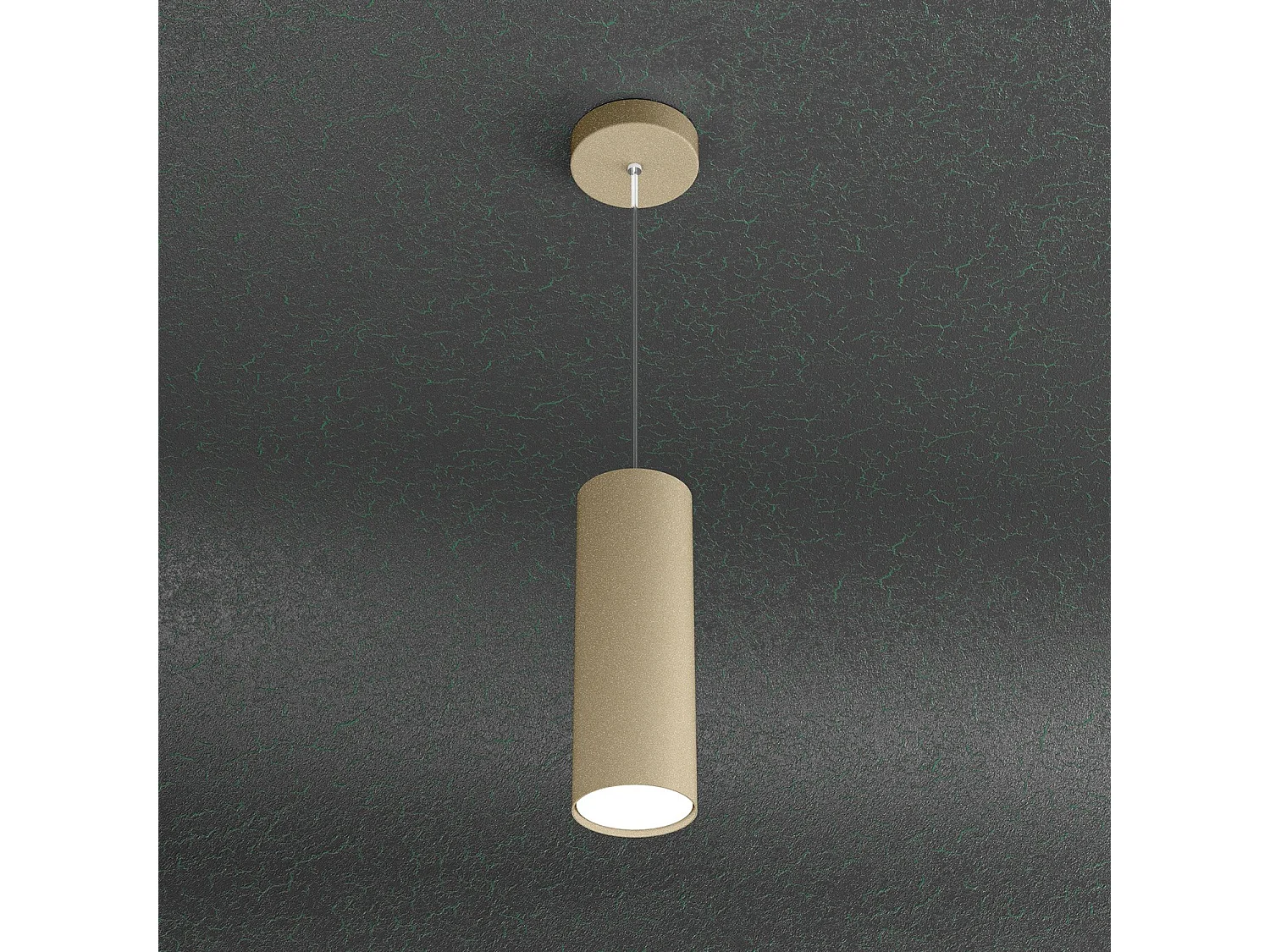 Cloud Sospensione Tubo H.25 1 Luce Sabbia