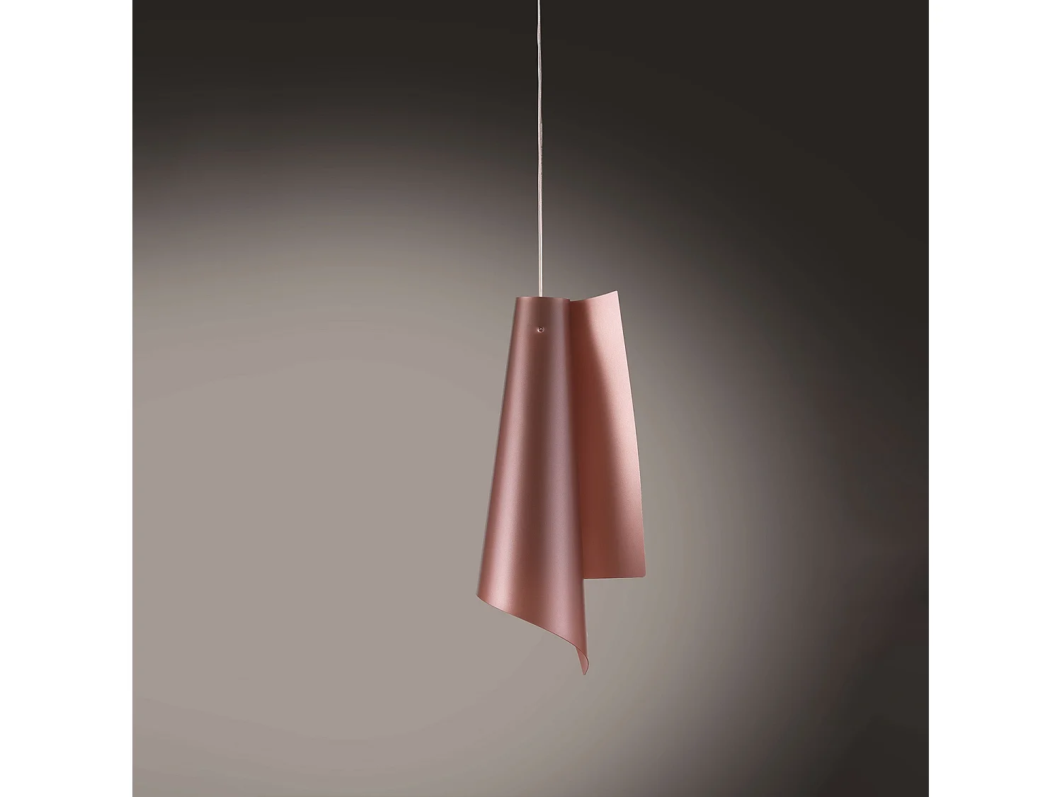 Sospensione Moderna Vela Polilux ® Rame E Metallo Cromo 1 Luce E27