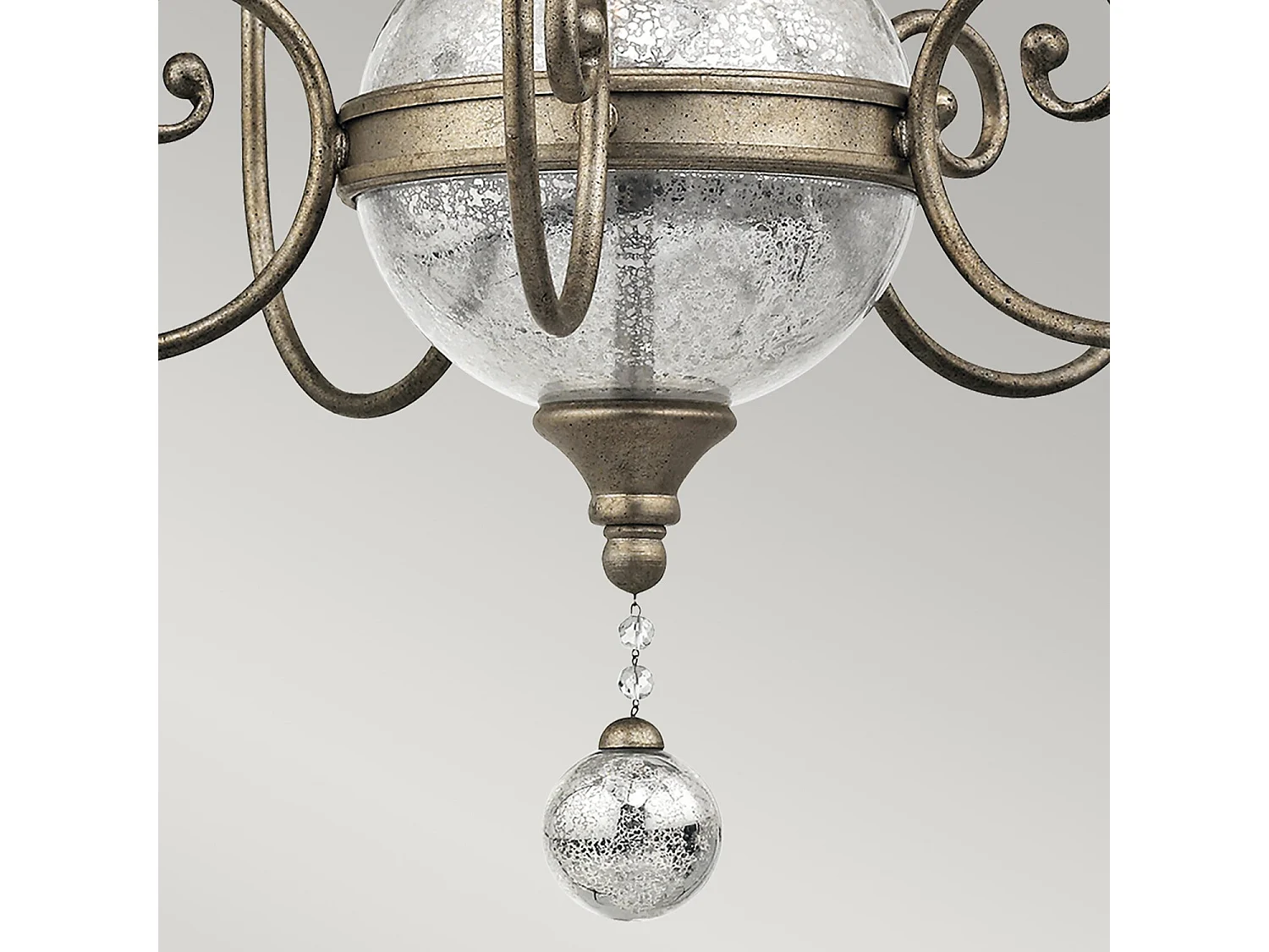 Elstead Rosalie - Lampadario a 5 Luci Finitura Oro, E14