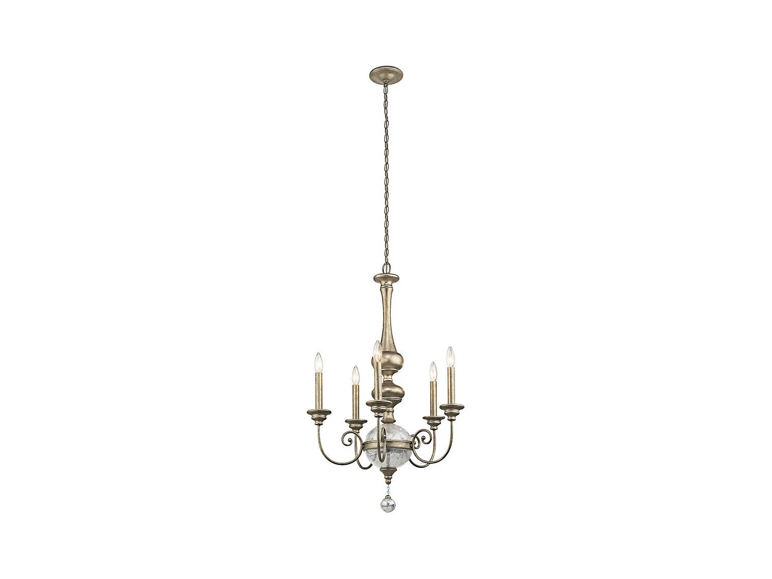 Elstead Rosalie Lustre à 5 ampoules au fini doré, E14
