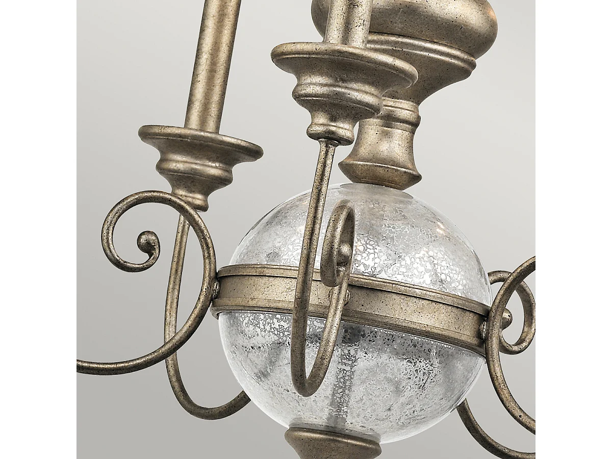 Elstead Rosalie - Lampadario a 5 Luci Finitura Oro, E14