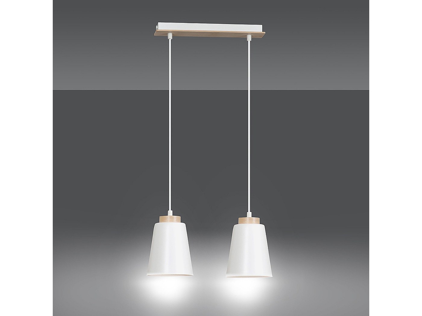 Lampadario Sospensione 5 Luci Contemporaneo Bianco Shabby Paralumi Tortora Lucy Bl184 5