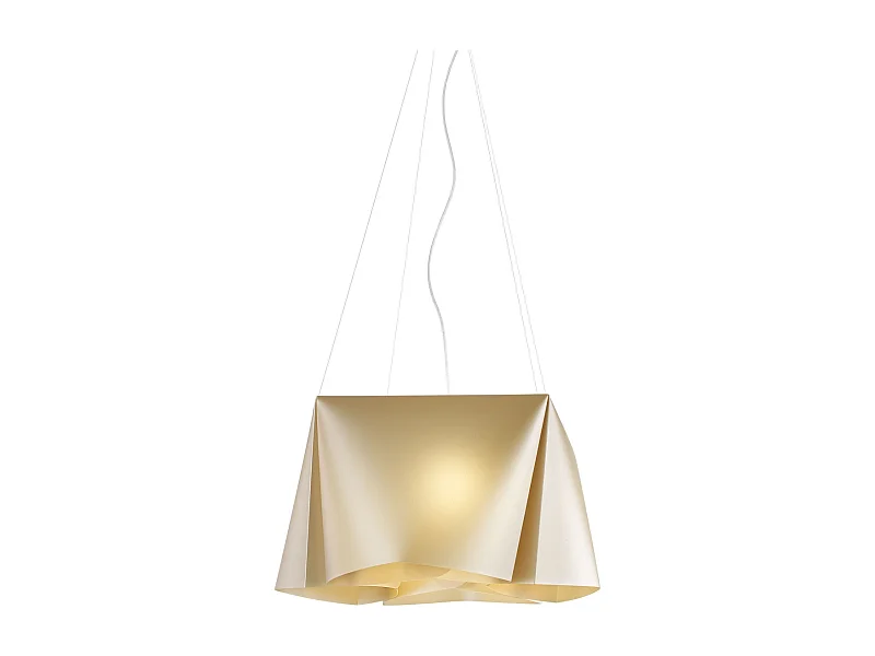 Lampadario Moderno Wanda Polilux ® New Gold E Metallo Cromo 5 Luci E27