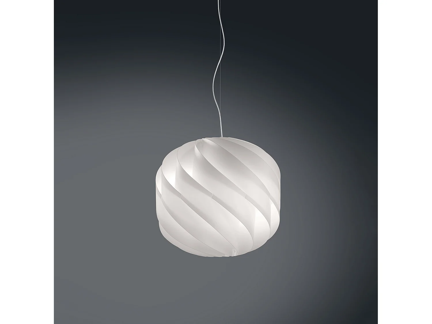 Sospensione Moderna Globe Polilux ® Bianco E Metallo Cromo 1 Luce E14