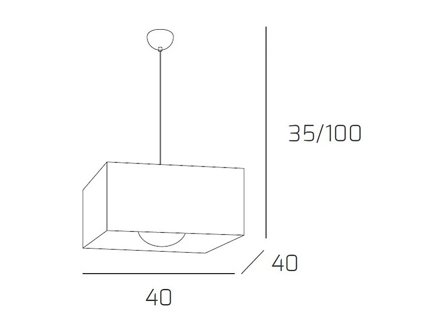 Sospensione Moderna Lift Metallo Cromo 1 Luce E27