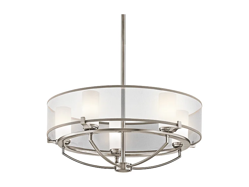 Elstead Saldana - 5 licht Pendel Kronleuchter licht Classic Zinn, G9