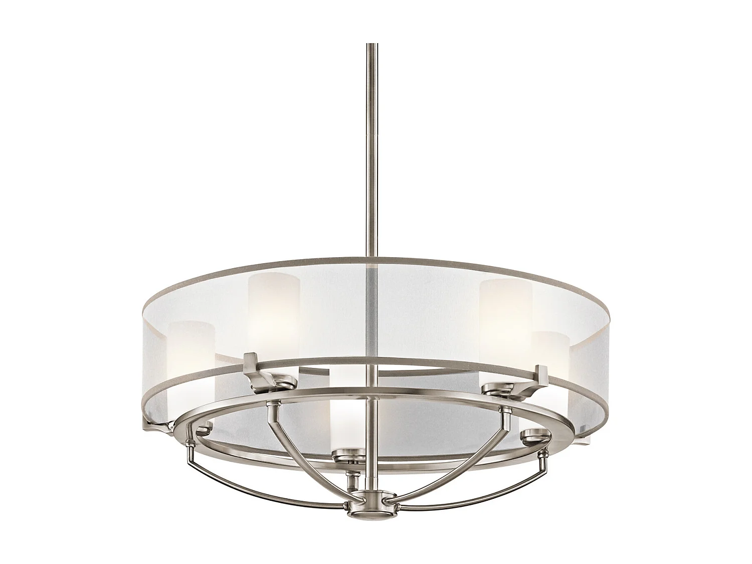 Elstead Saldana - 5 licht Pendel Kronleuchter licht Classic Zinn, G9