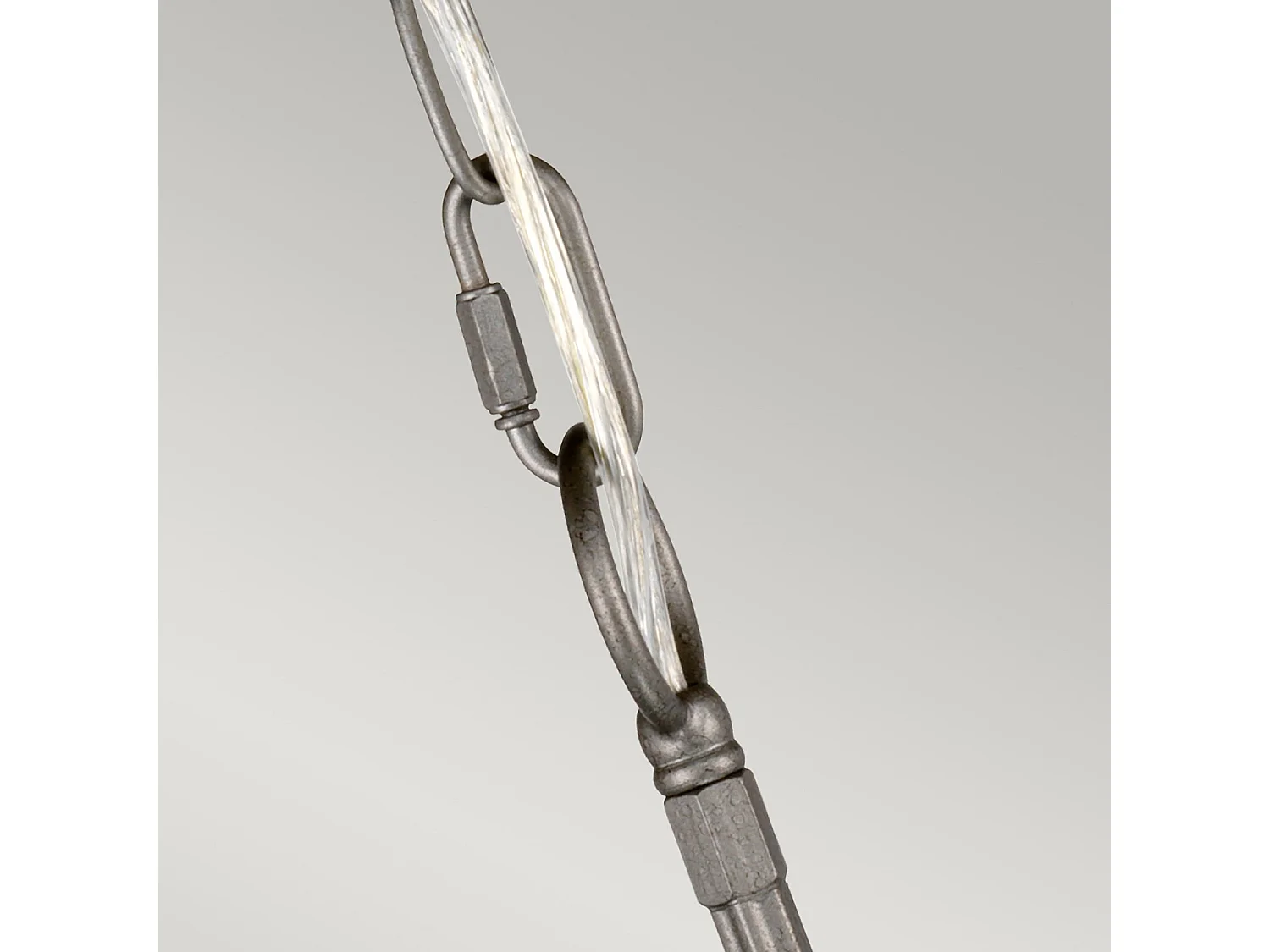 Elstead Crown - Lampadario a 6 luci finitura ferro, attacco E14