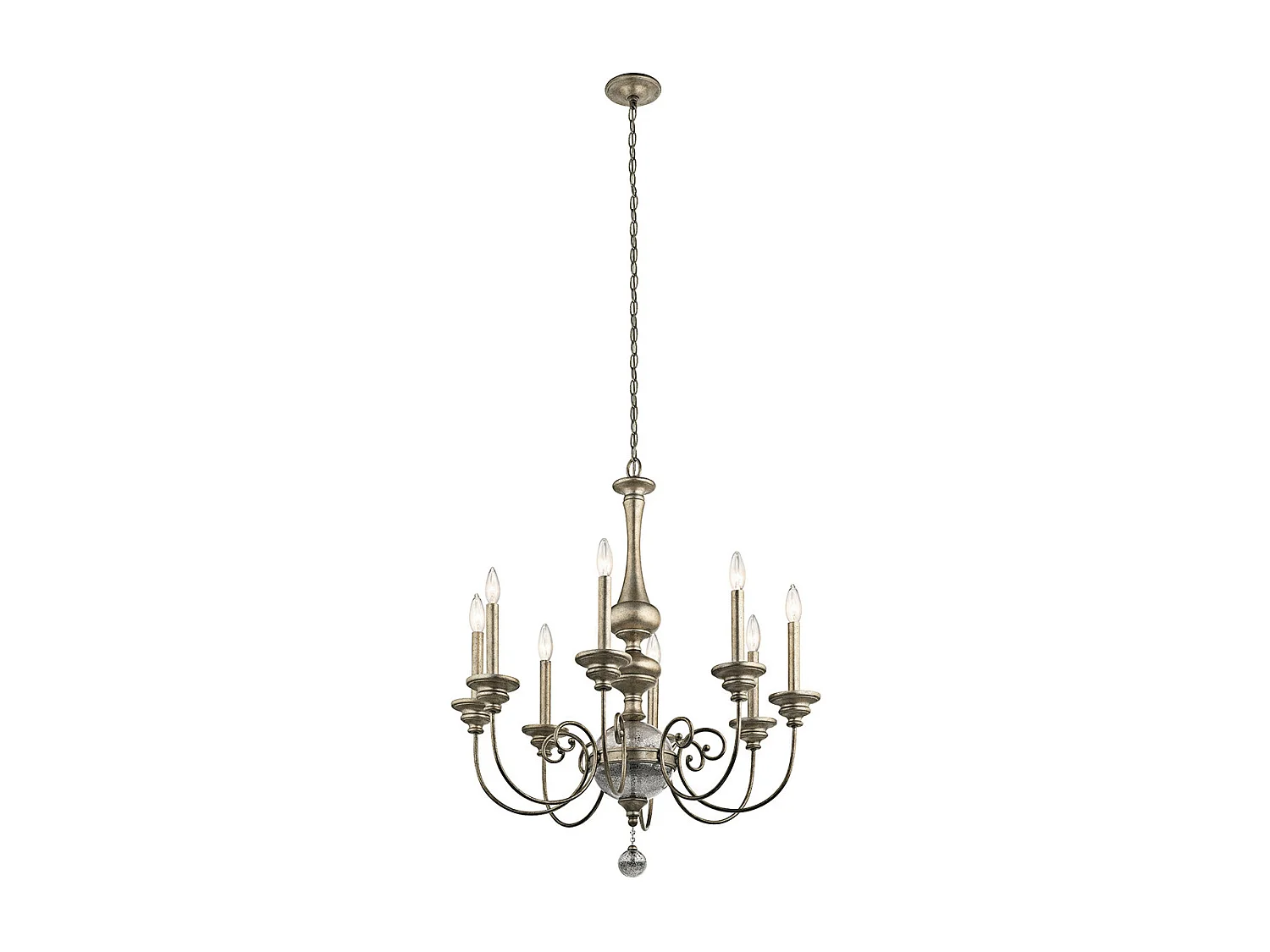 Elstead Rosalie - Lampadario a 8 Luci Finitura Oro, E14