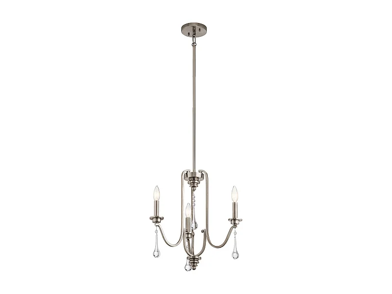 Karlee Lampadario Kichler 3 Luci Classico Peltro