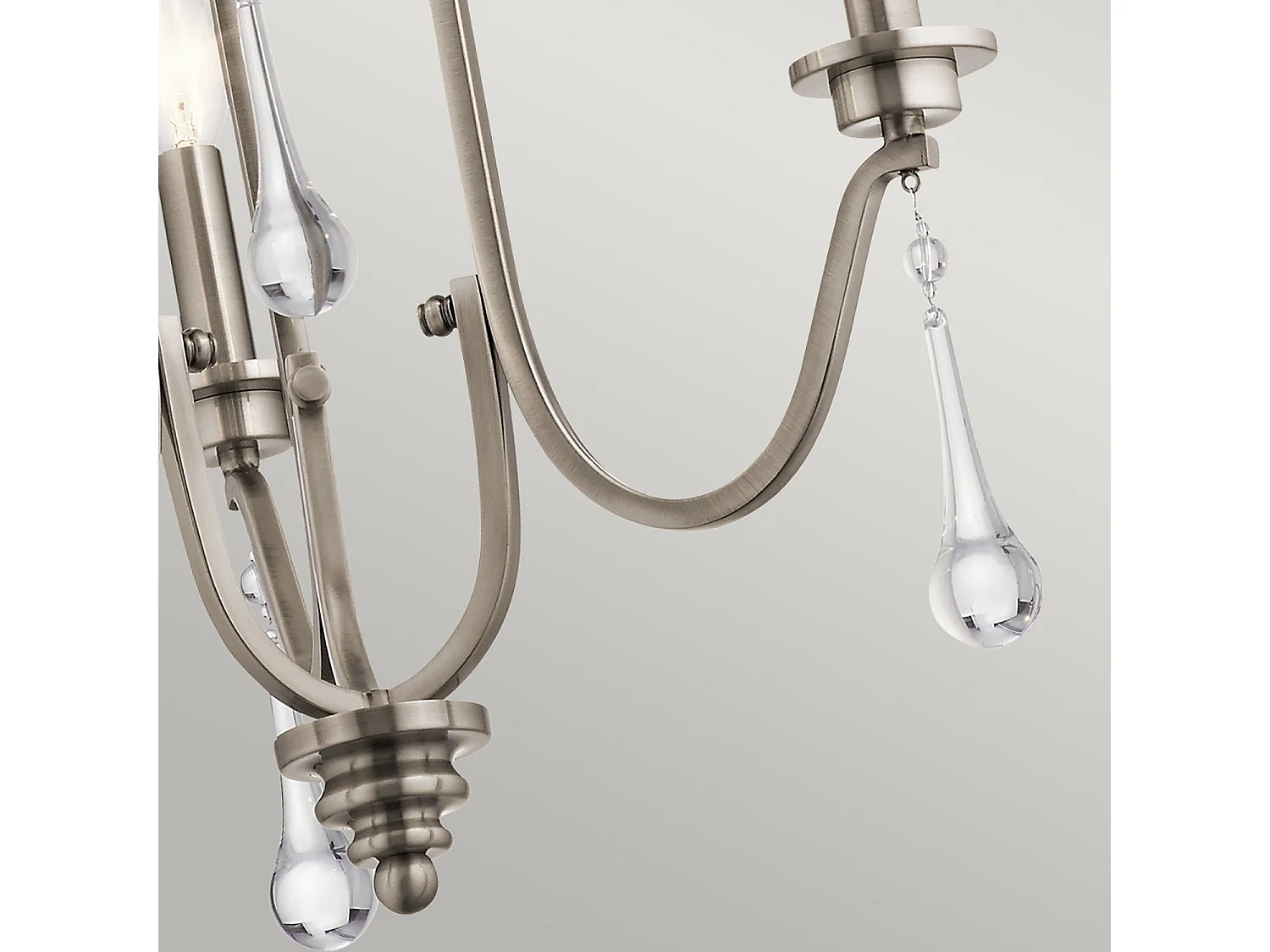 Karlee Kichler Lustre à 3 Lumières Classique Étain