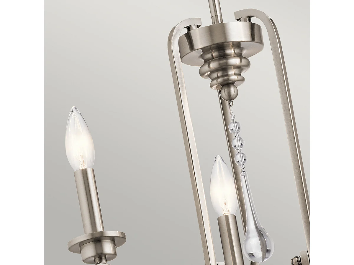 Karlee Kichler Lustre à 3 Lumières Classique Étain