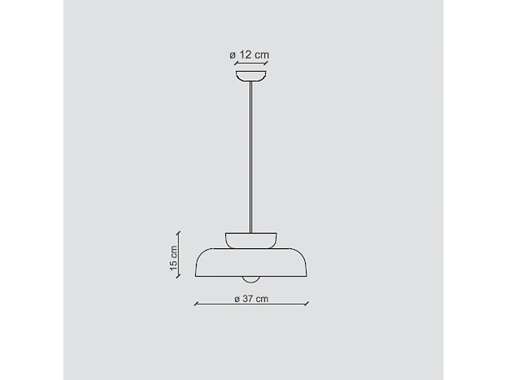 Sospensione Vintage Decò Maracana Ceramica-Vetro Tuchese-Giallo 1 Luce E27