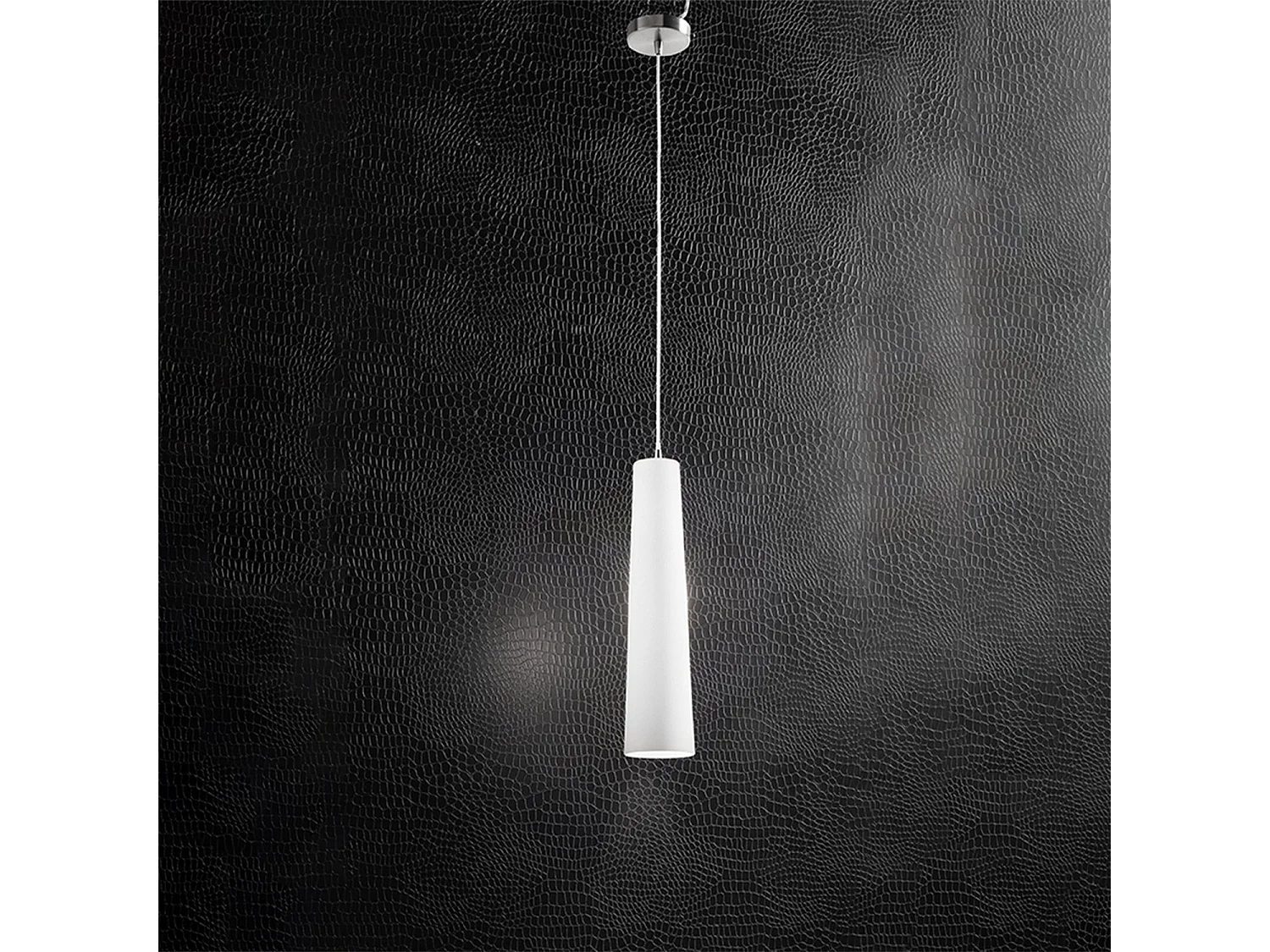 Moderne Deckenleuchte ALFA Chrom Metall 6 Lichter GU10 7W 3000K Warmes Licht