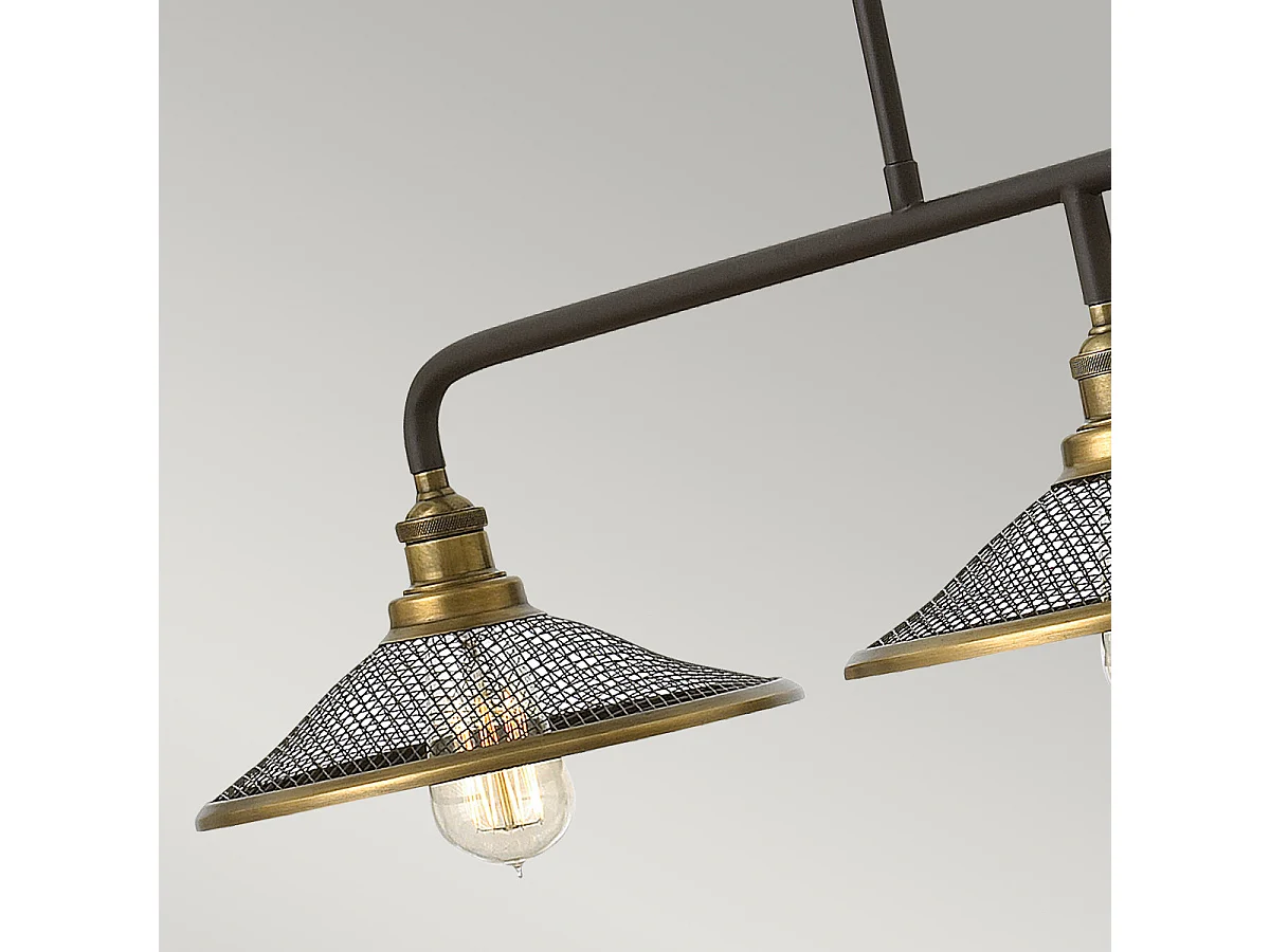 Elstead Rigby - 3 licht Ceiling Island Kronleuchter Anhänger Bar licht Bronze, E27