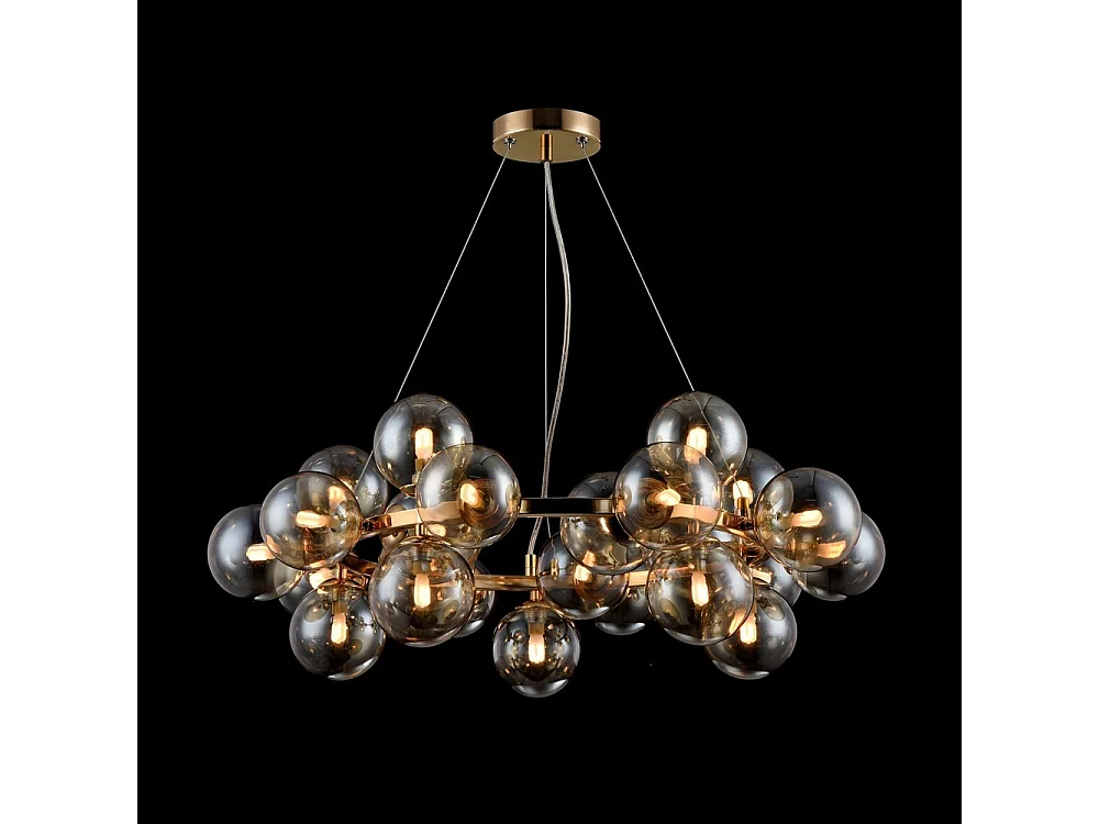 Dallas Plafonnier doré, 25 lumières, G9