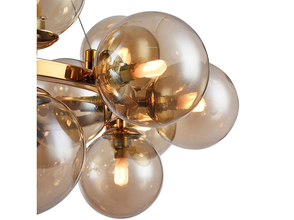 Dallas Plafonnier doré, 25 lumières, G9