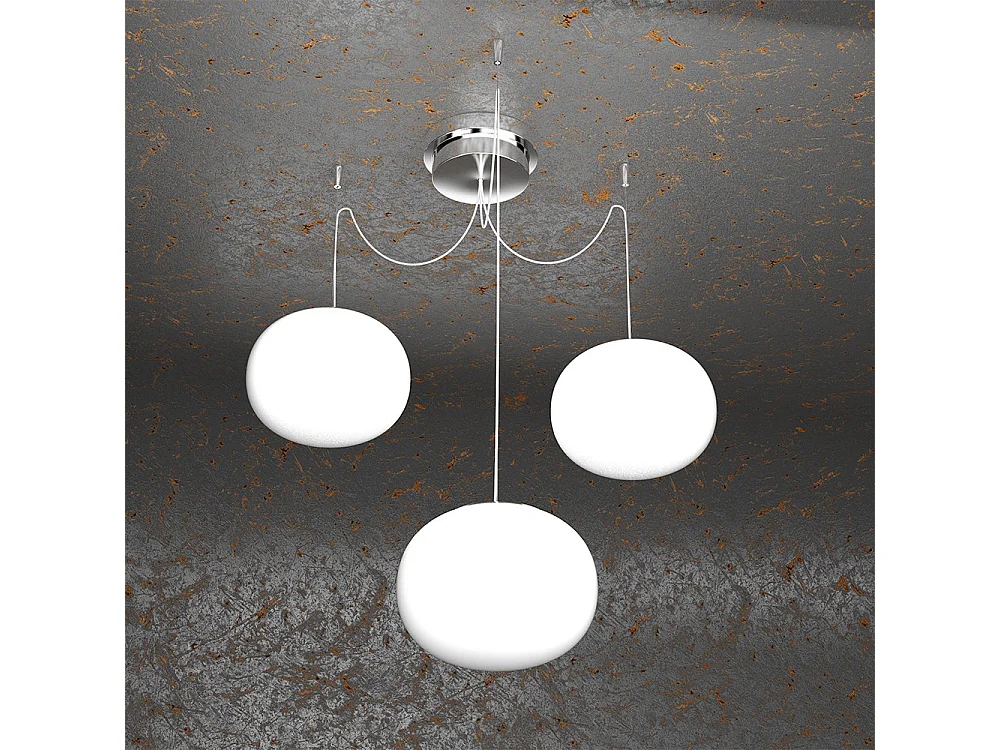 Soft Sospensione D.18 Cm. 3 Luci
