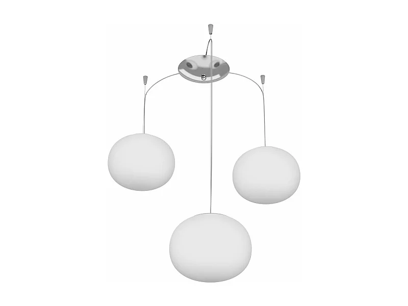 Soft Sospensione D.18 Cm. 3 Luci