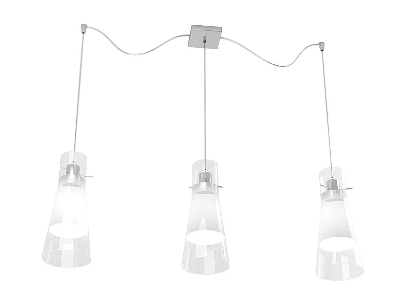 Cone Sospensione 3 Luci Spostabili