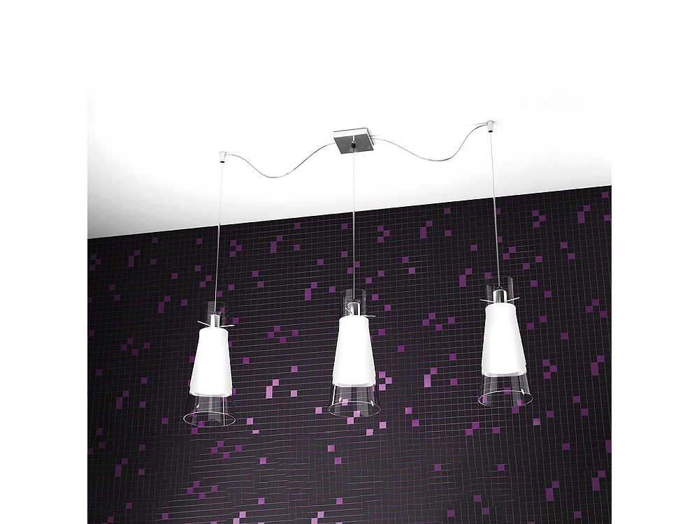 Cone Sospensione 3 Luci Spostabili