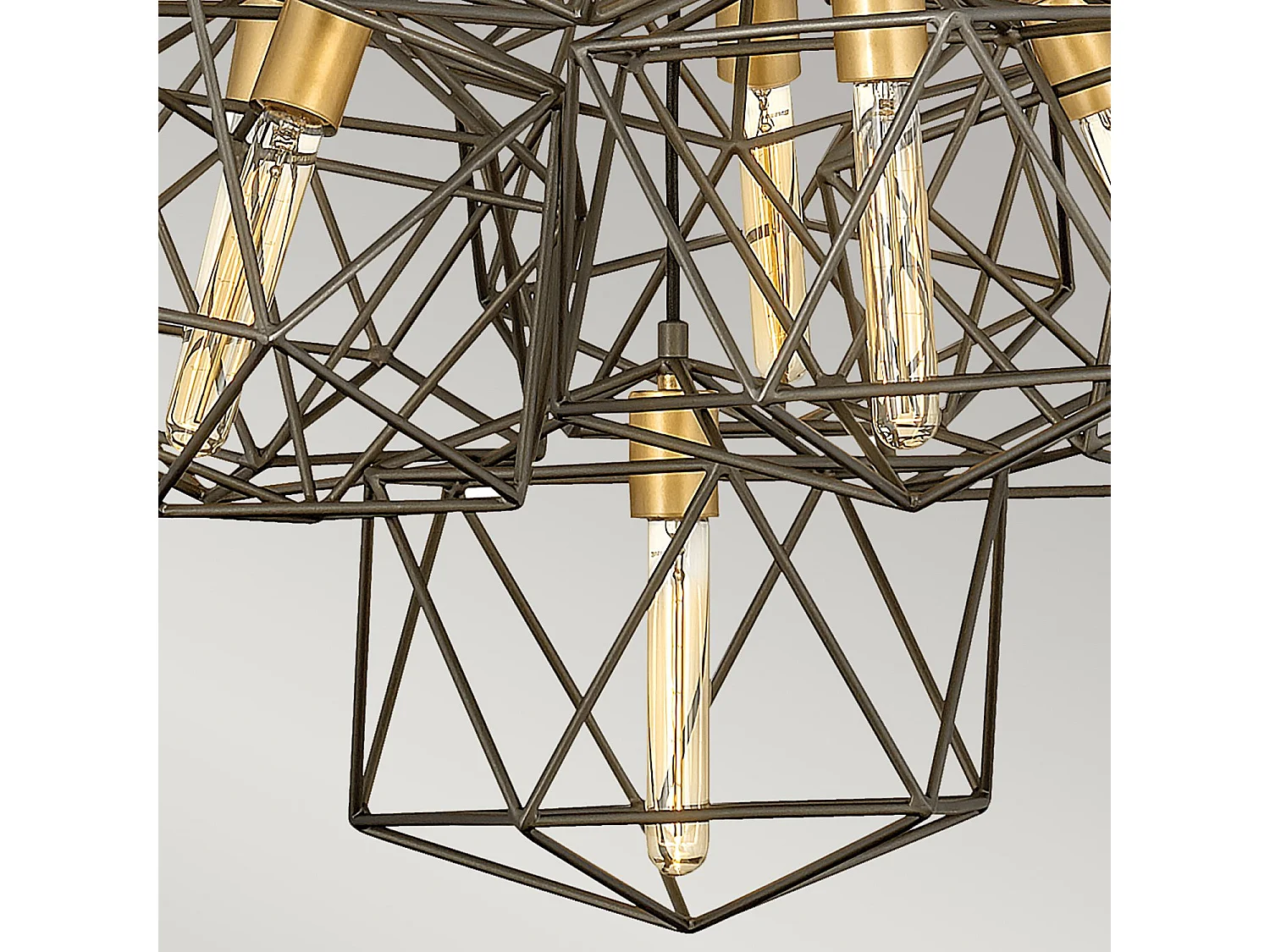 Lampadario Classico Astrid Acciaio Bronzo Metallico Opaco Oro Deluxe 11 Luce E27