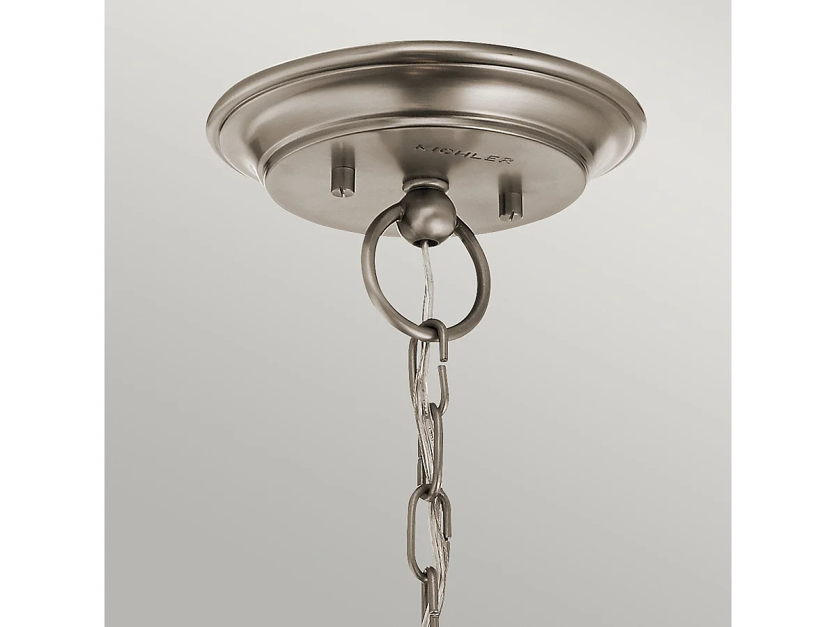 Lampadario a 3 luci Elstead Waverly, peltro classico, attacco E27