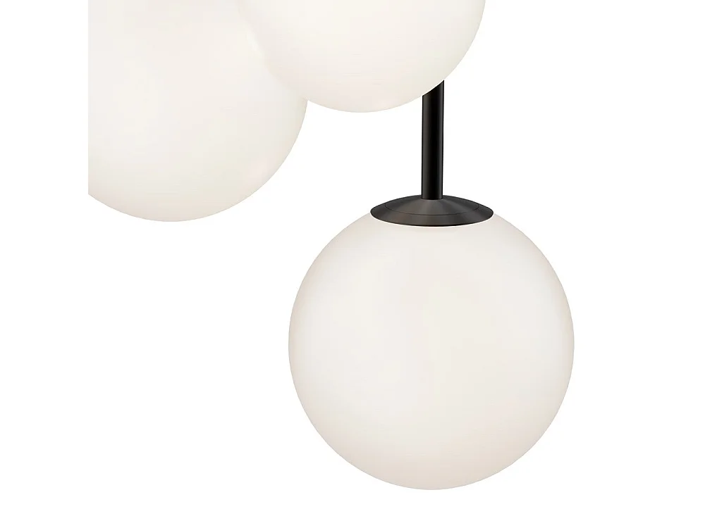 Maytoni Basic form Maytoni Basic Form Modern 3 Light Cluster Lampada da soffitto a sospensione Nero opaco E14