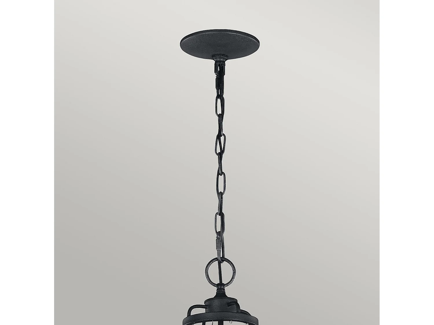 Elstead Feiss Nori Lustre à bras multiples en zinc patiné foncé avec bois flotté gris