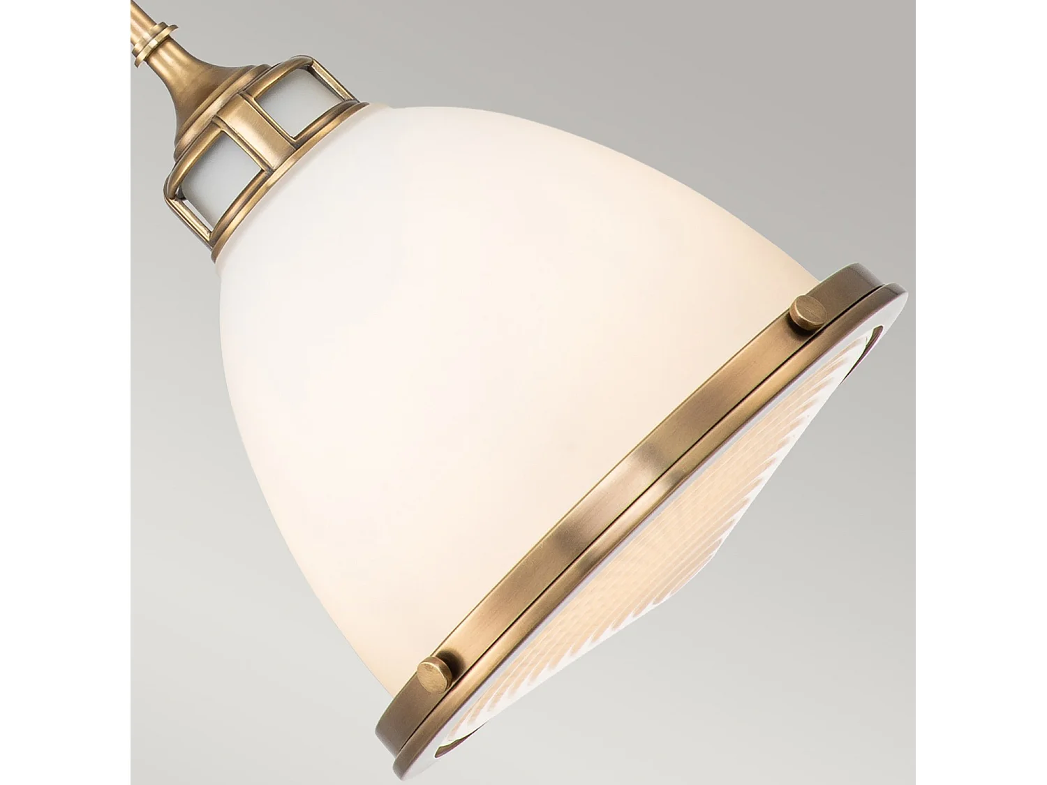 Elstead Hinkley Amelia Dome Pendant Plafonnier Héritage Laiton