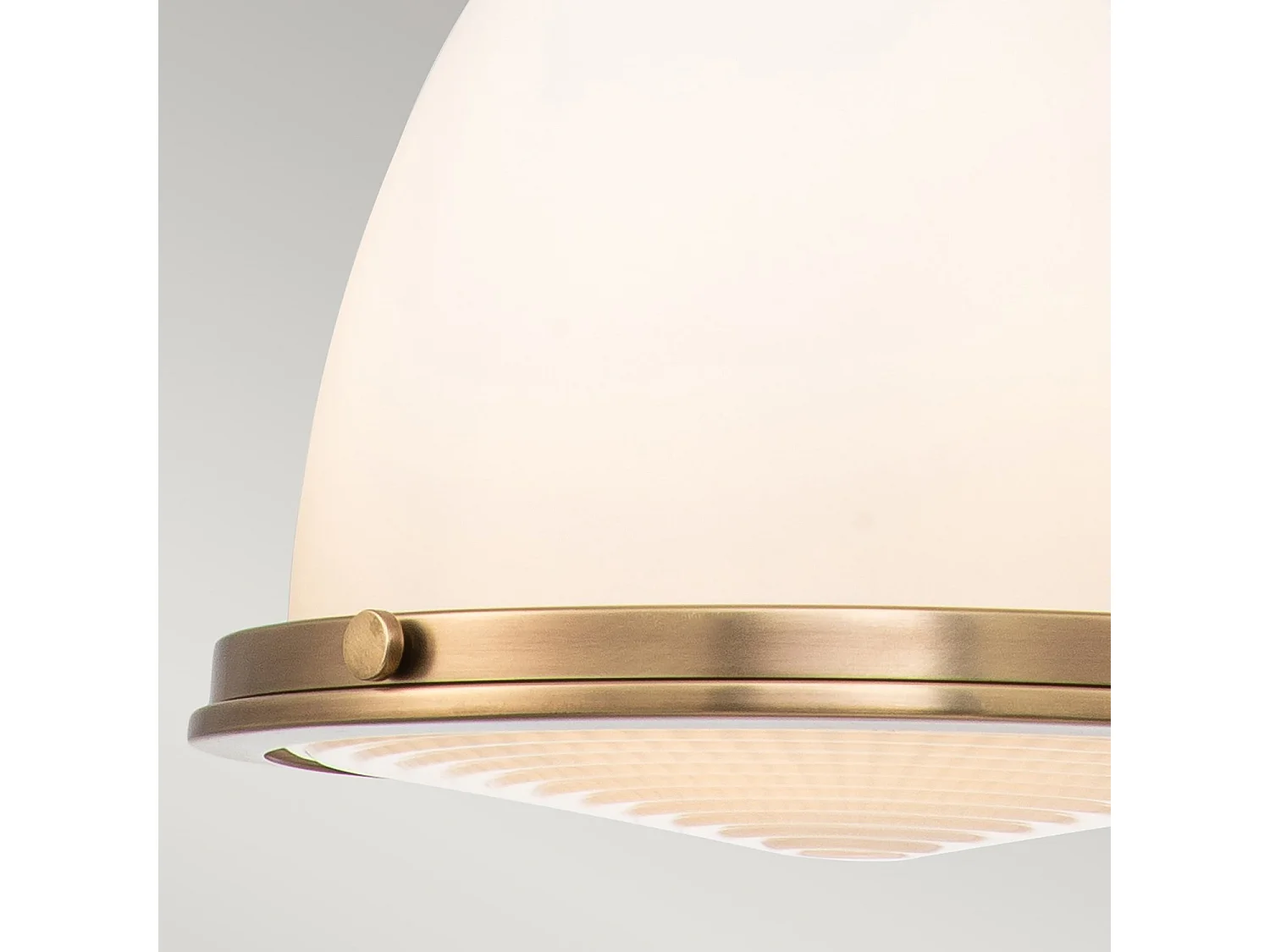 Elstead Hinkley Amelia Dome Pendant Plafonnier Héritage Laiton