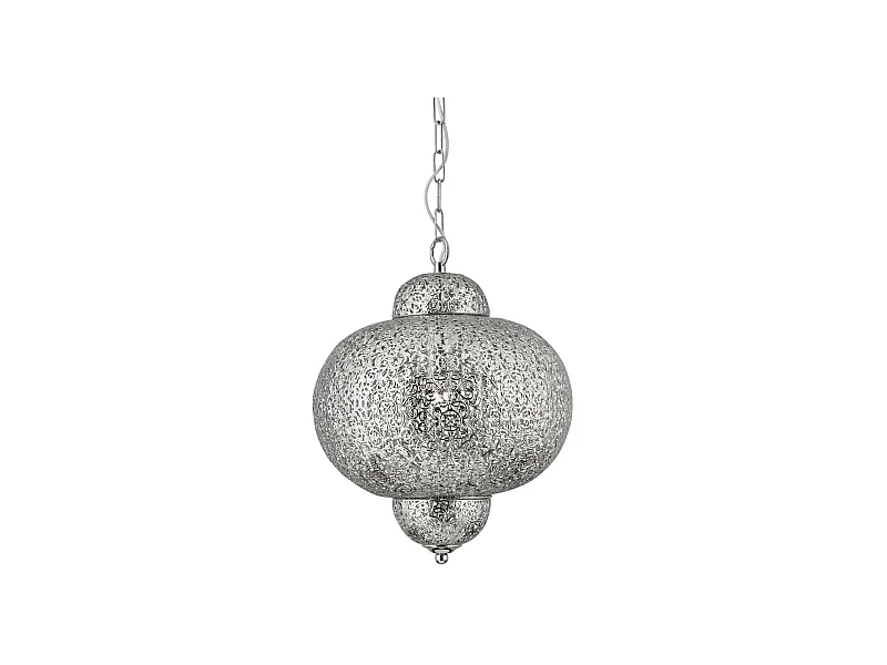 Searchlight Fretwork 1 ljus marockansk takhnge glnsande nickel, E27
