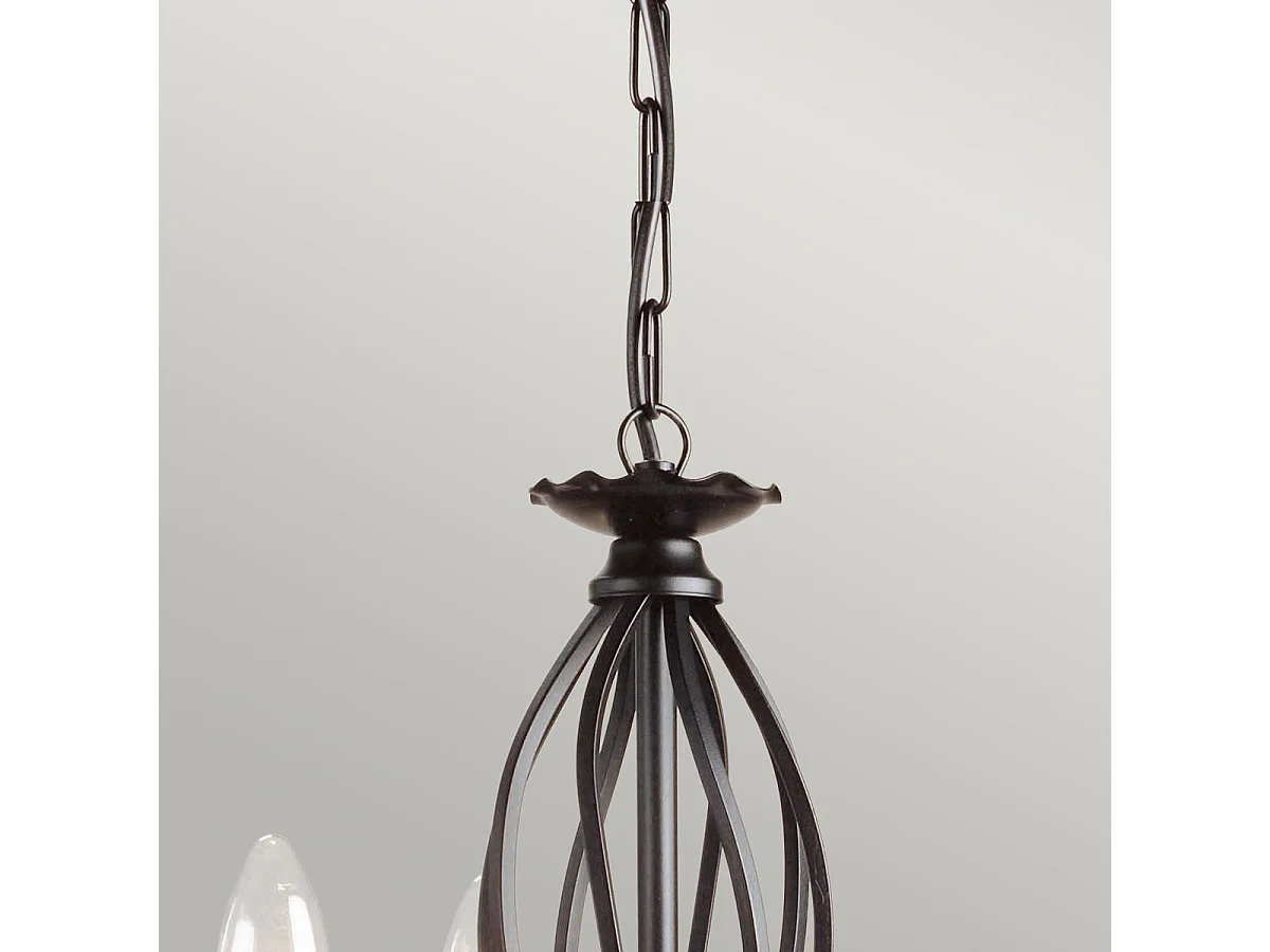 Elstead Artisan Ljuskrona 3 ljussvart finish, E14