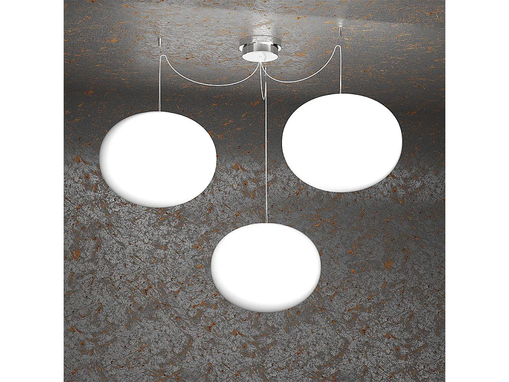 Soft Sospensione D.35 Cm. 3 Luci