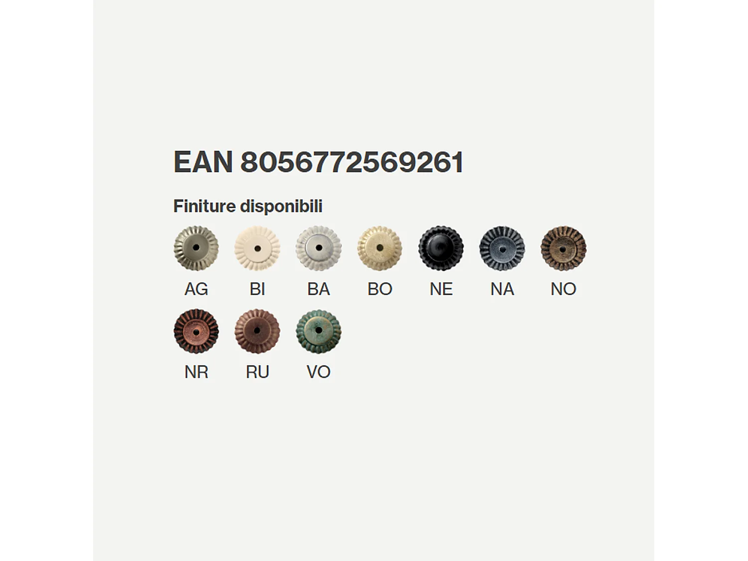 Lampadario Classico Ravenna Metallo E Ceramica Nero Sfumato Arg. 44Cm 1 Luce E27