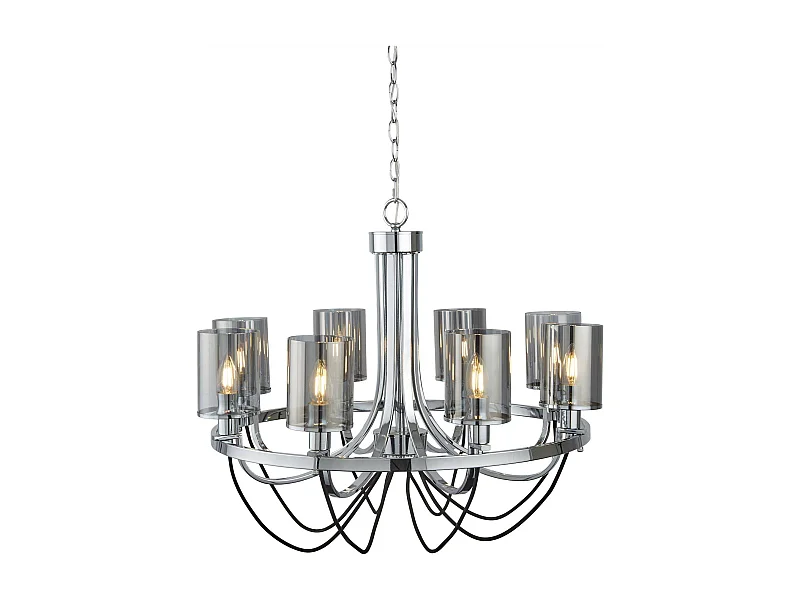 Searchlicht Catalina - 8 licht Multi Arm Kronleuchter Chrom Finish, E14