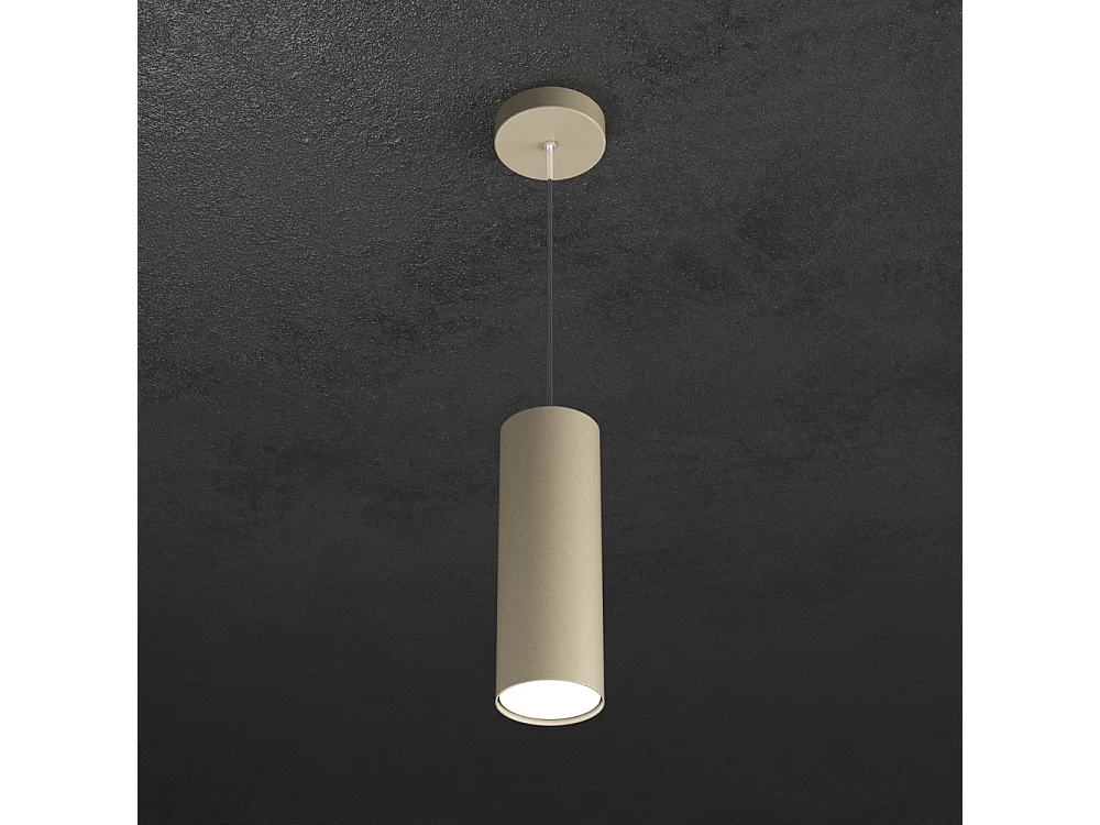 Shape Sospensione Tubo H.25 1 Luce Sabbia
