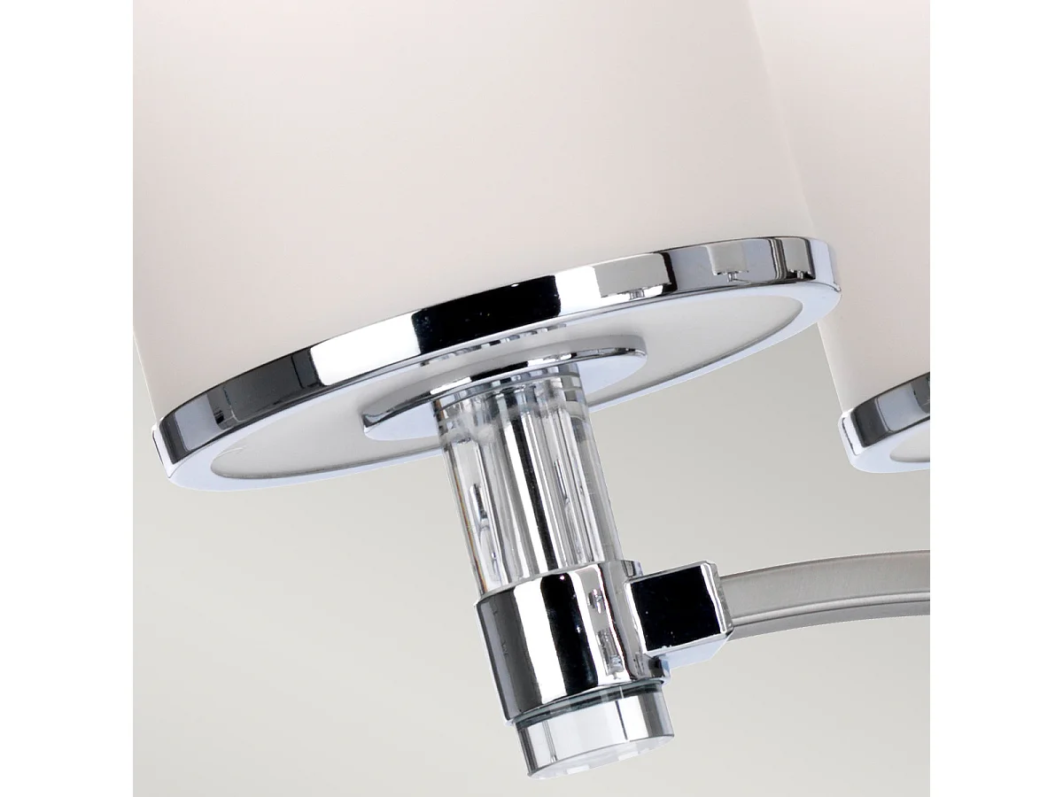 Elstead Prospect Park 5 ljus flerarmad ljuskrona satinnickel, kromfinish, E27