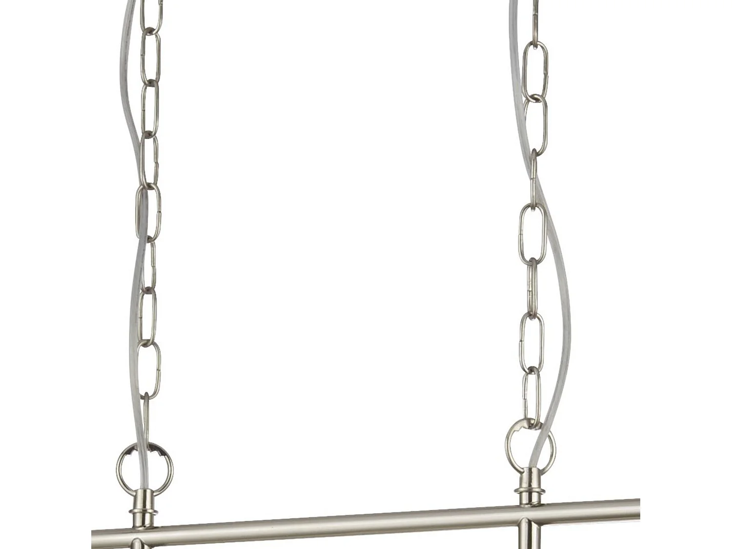 Lampadario Contemporaneo Piramide Acciaio Argento Vetro Trasparente 3 Luci E27