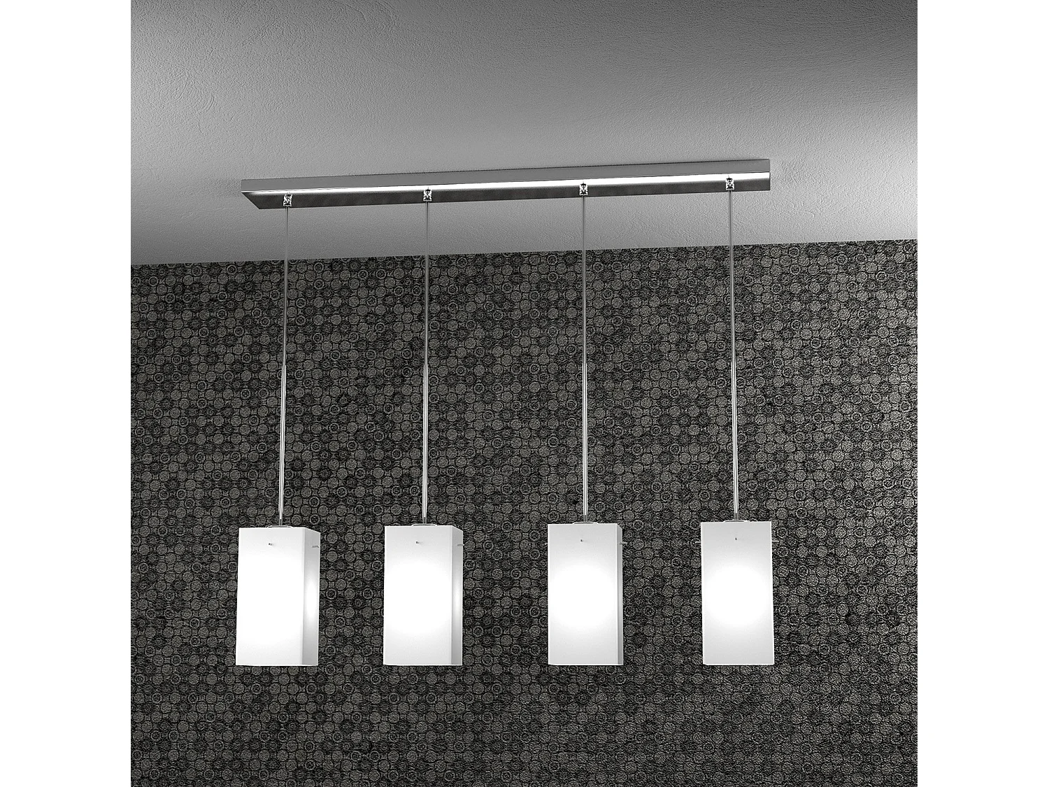 Crazy Sospensione 4 Luci