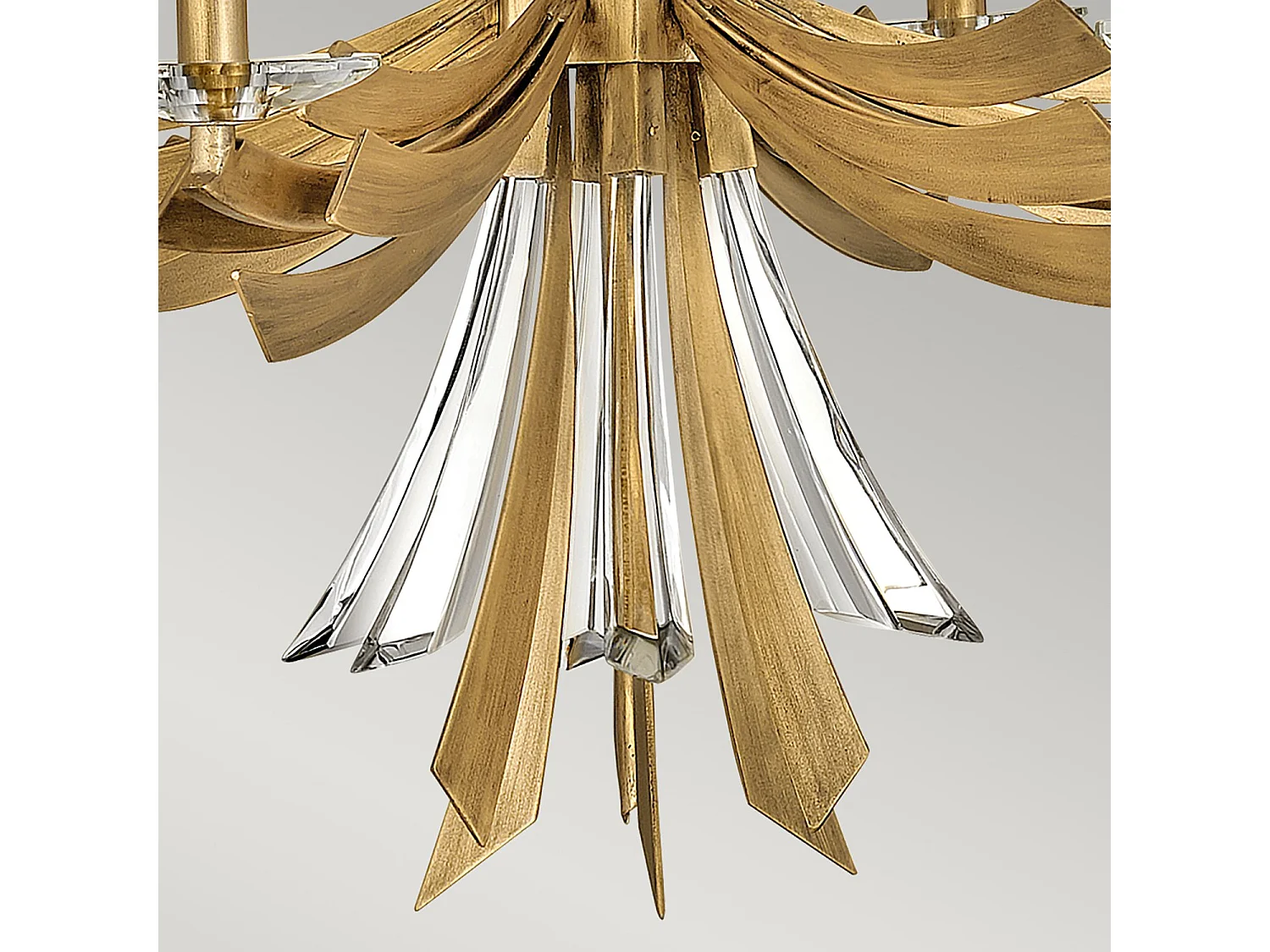 Vida Hinkley Fredrick Ramond Lampadario a 6 luci in oro brunito