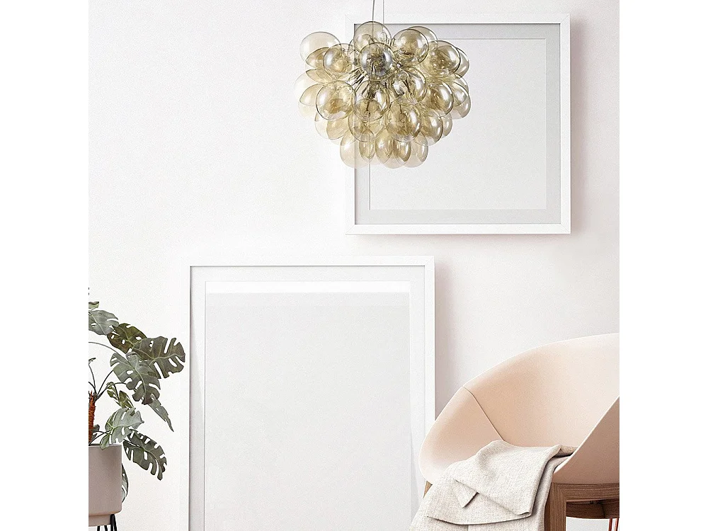 Balbo Lampada a Sospensione da Soffitto Nichel, 8 Luci, G9