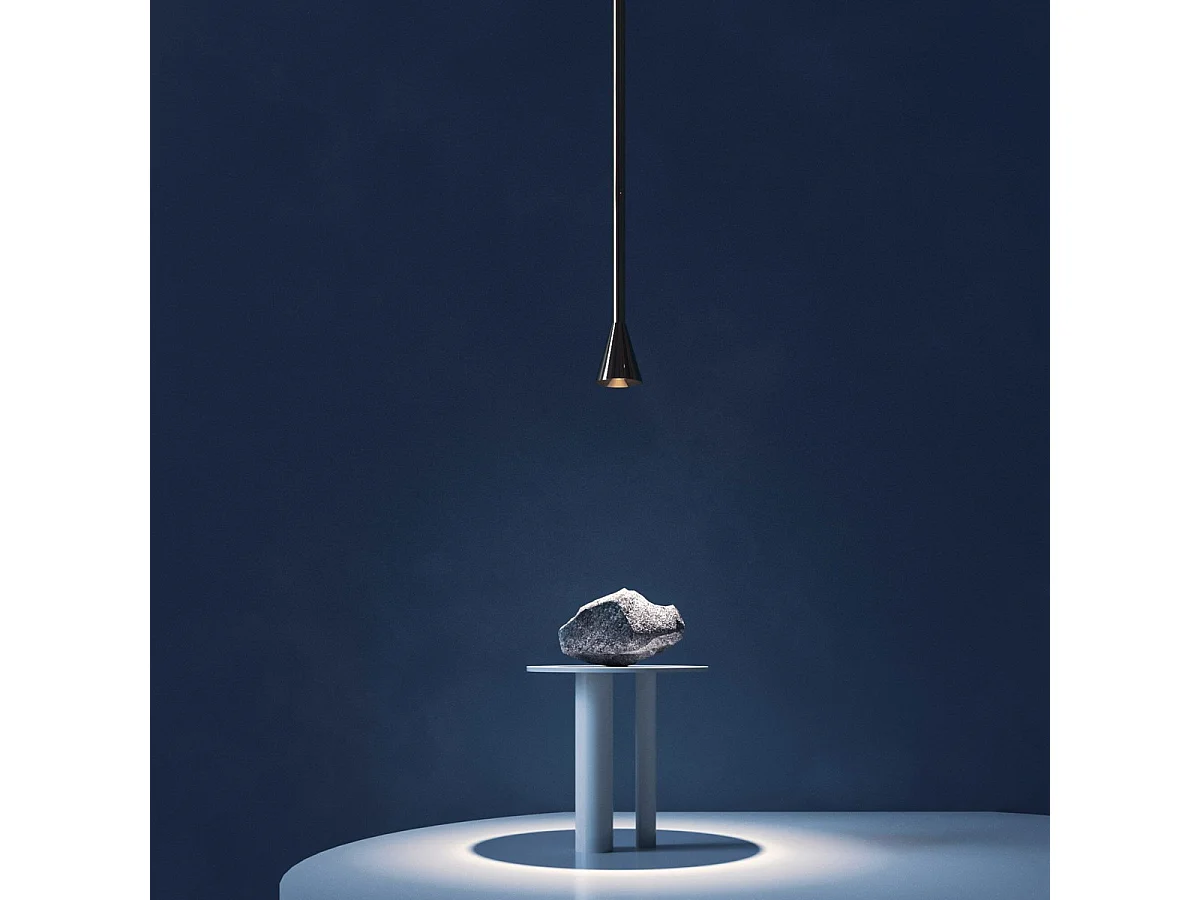 Maytoni Arrow Plafoniera a sospensione sottile nera GU10