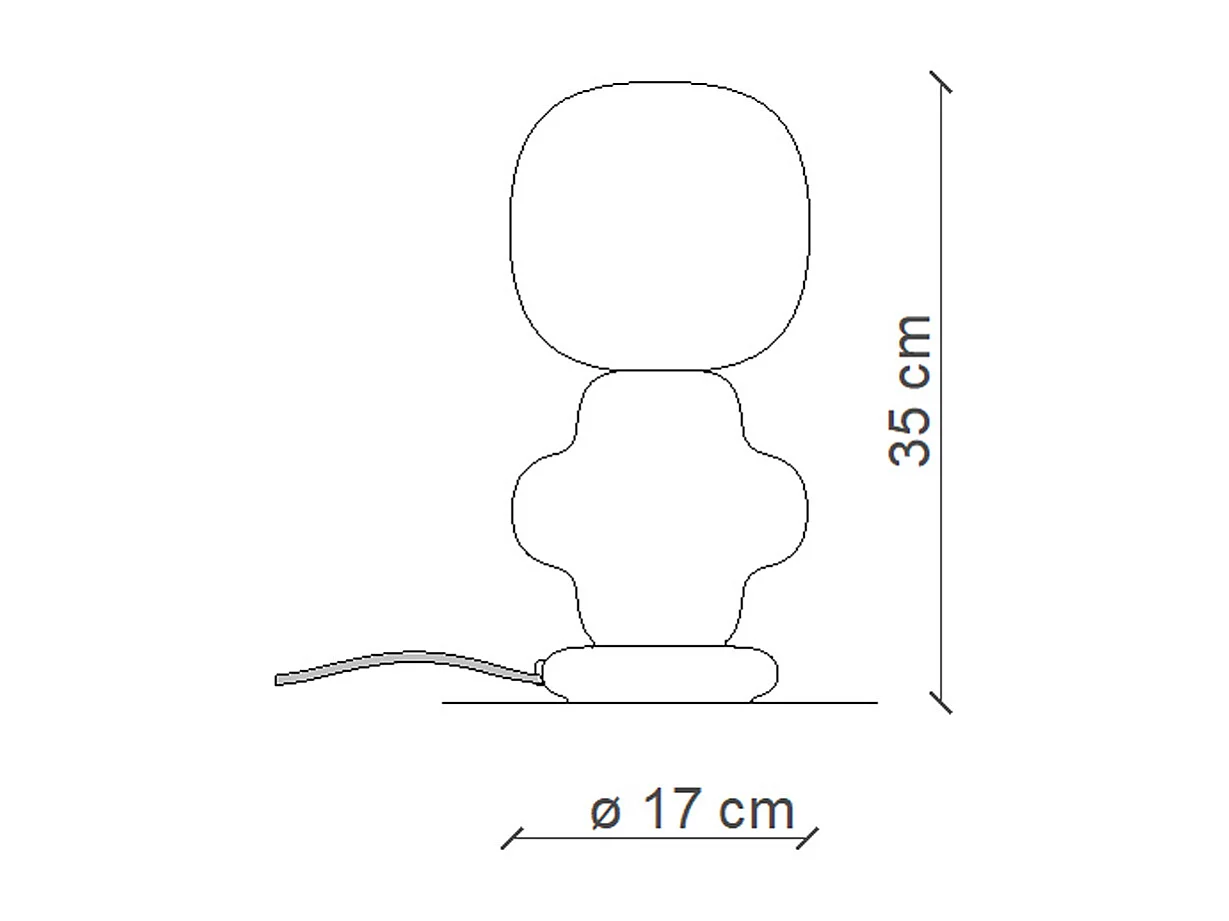 Applique Vintage Decò Copacabana Ceramica Gialla 1 Luce E27