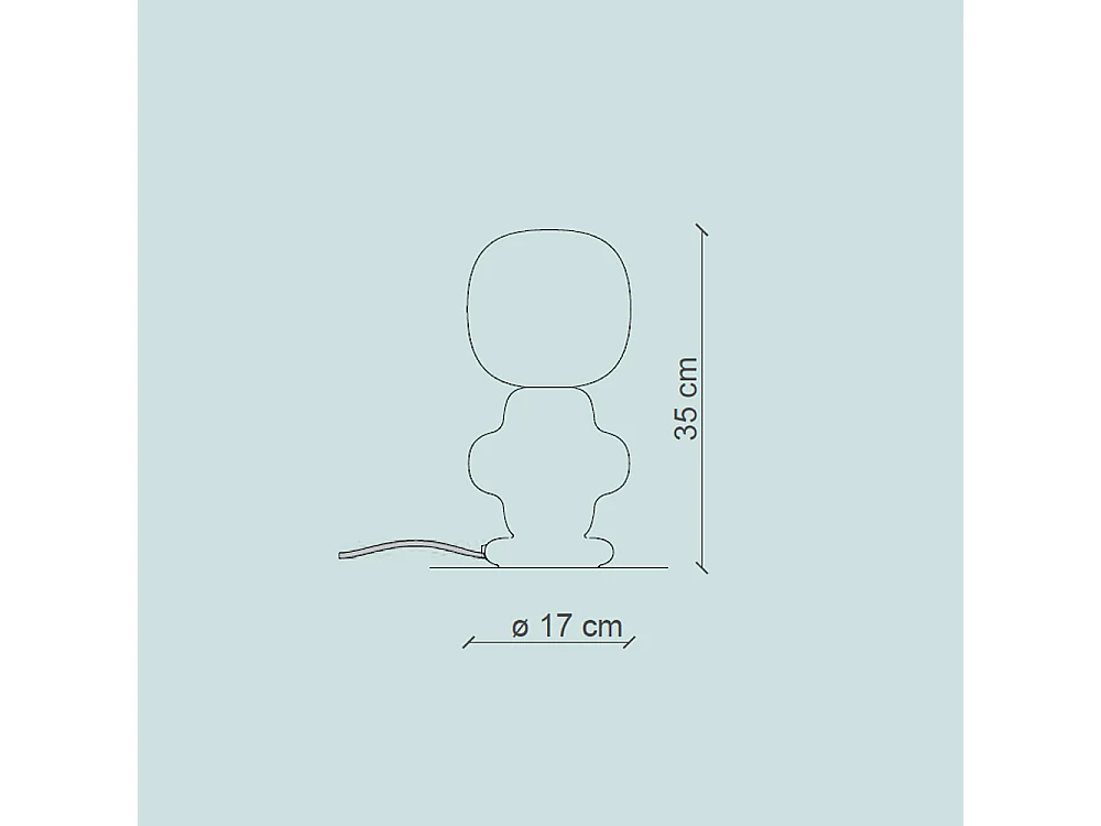 Applique Vintage Decò Copacabana Ceramica Gialla 1 Luce E27