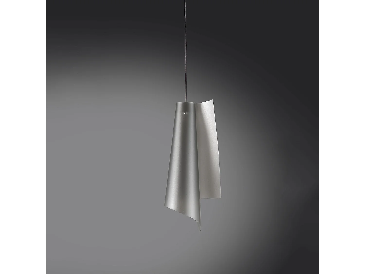 Sospensione Moderna Vela Polilux ® Argento E Metallo Cromo 1 Luce E27