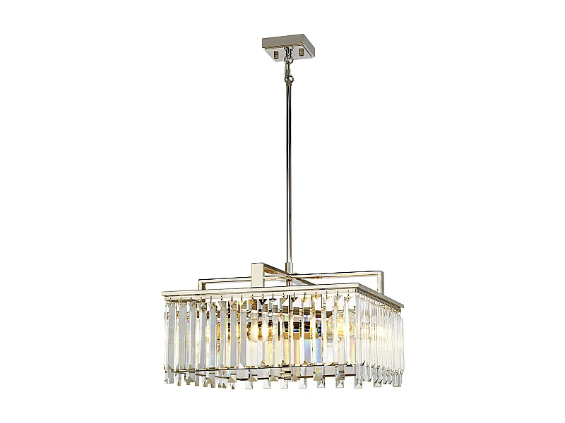 Elstead Aries - Lampadario a sospensione in cristallo grande a 4 luci